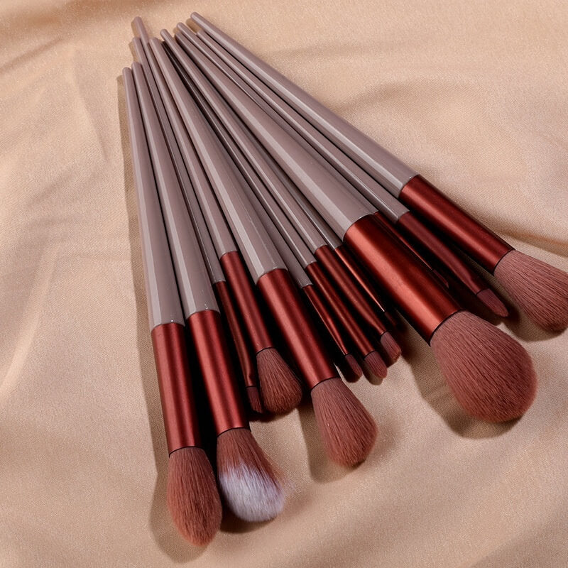 13pcs Purple Suit Soft Makeup Brush | Best Affordable Makeup Brush Set