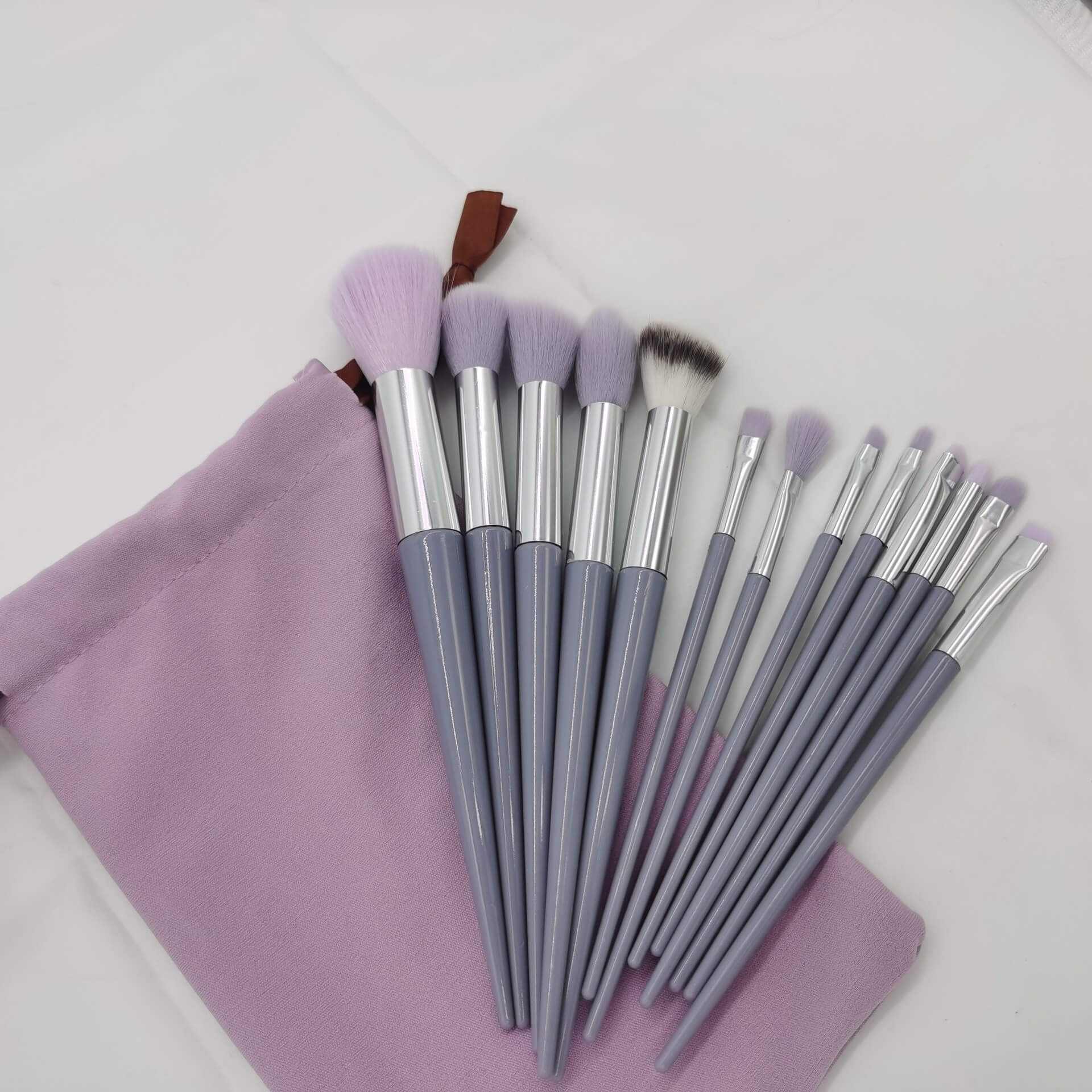 13pcs Purple Suit Soft Makeup Brush | Best Affordable Makeup Brush Set