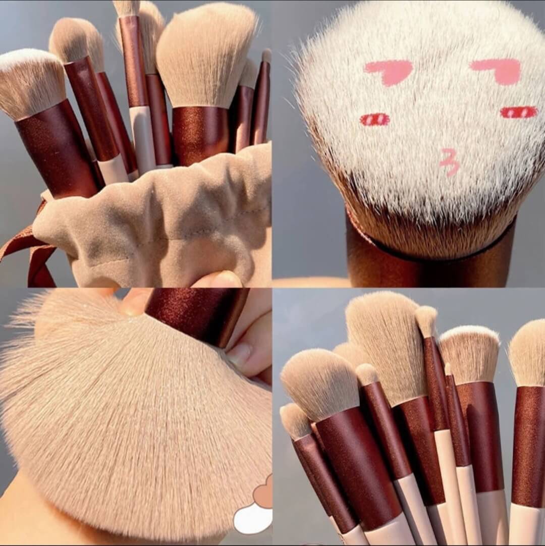 13pcs Purple Suit Soft Makeup Brush | Best Affordable Makeup Brush Set