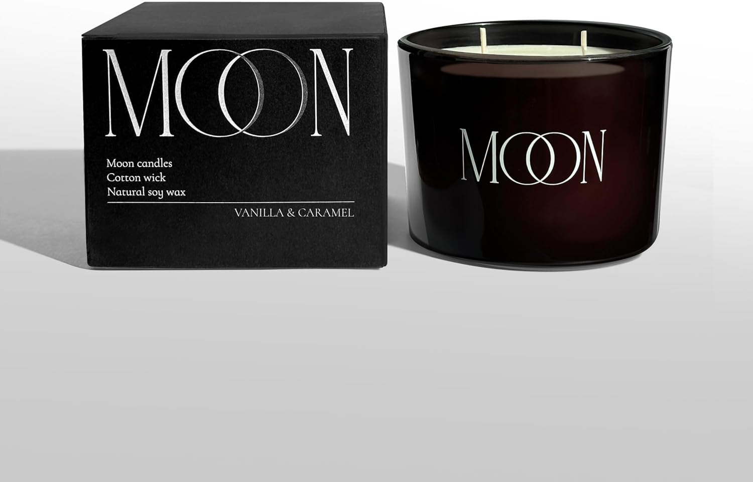 Luxury Candles for Home by | Candles Vanilla |Vanilla Candles for Men | Non Toxic Candles | Vanilla & Caramel Black Candles |