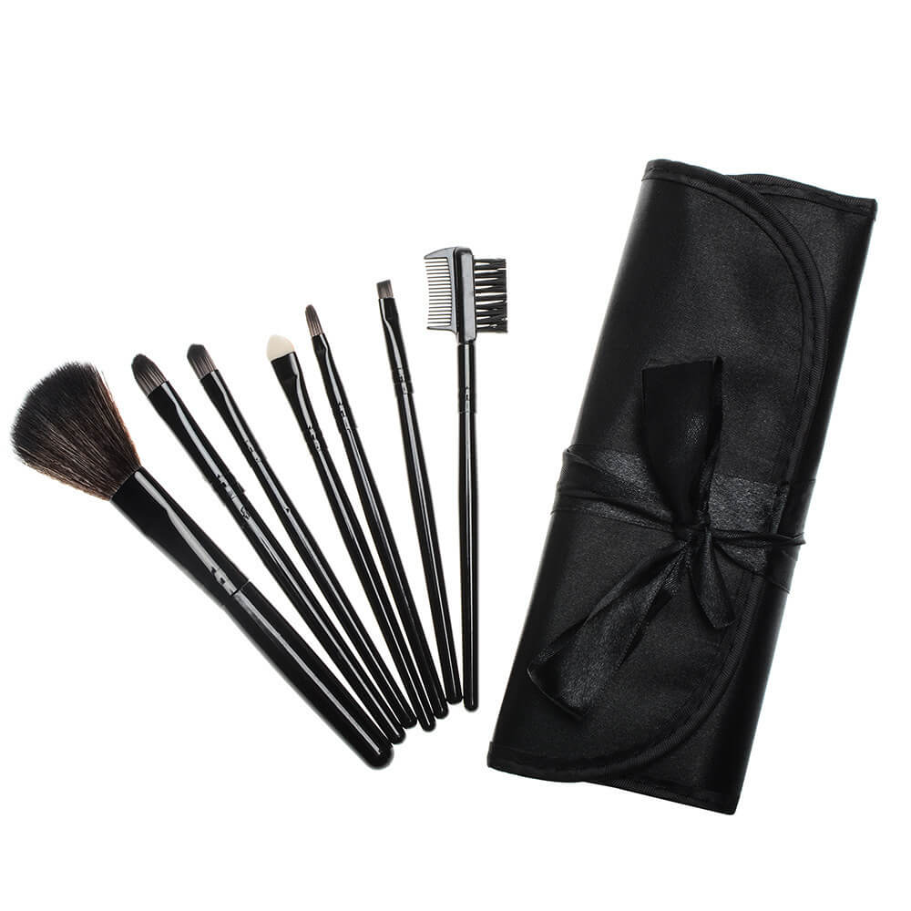 7 Piece Ribbon Makeup Brush Set | Multifunctional Makeup Brushes