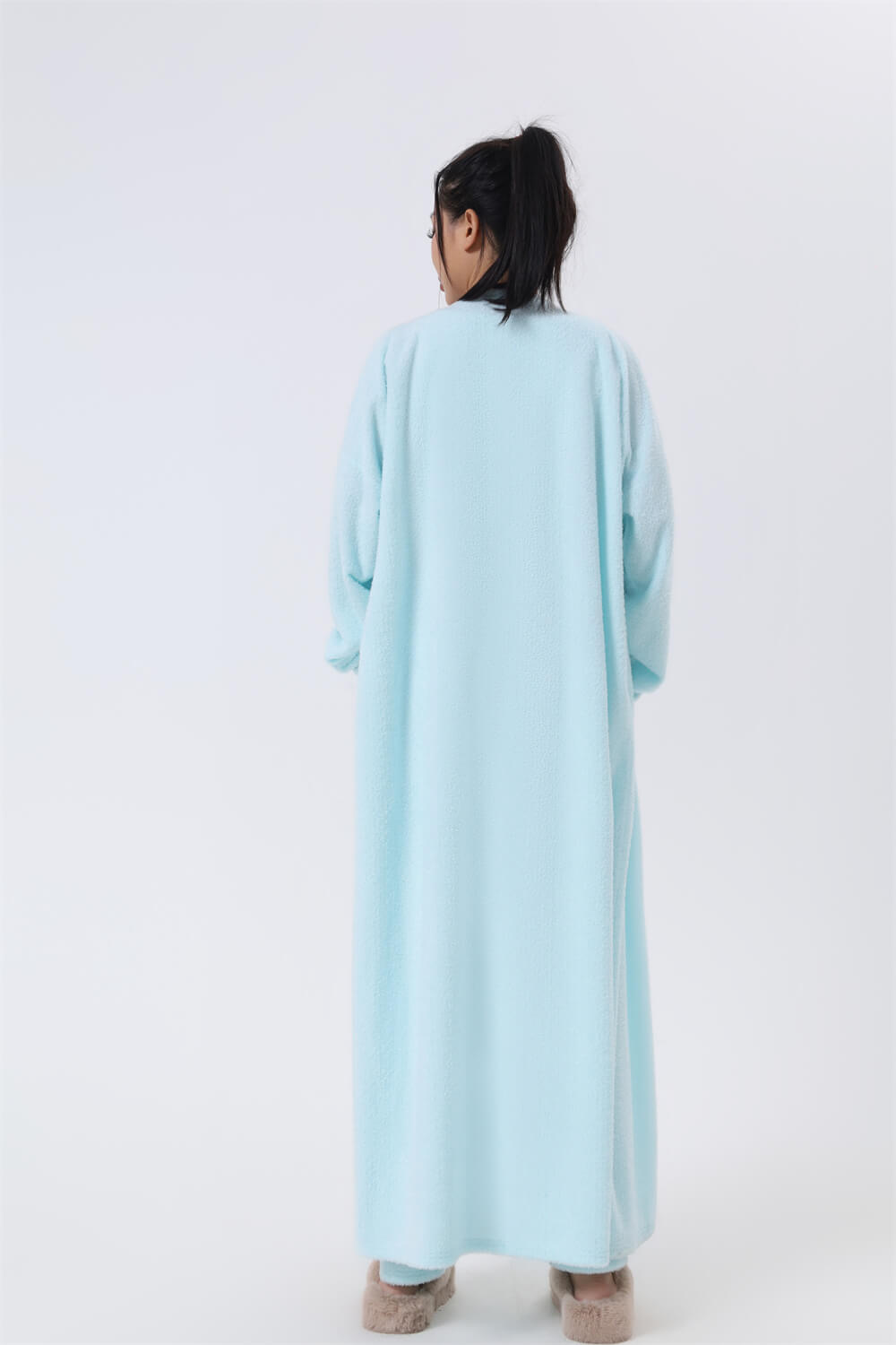 Aesthetic Lounge Set for Women Winter | 3 Piece Pajama Set with Robe