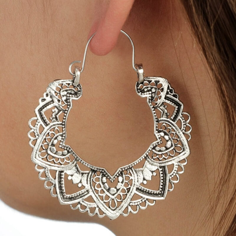 Bohemian Ethnic Beaded Earrings | Handmade Tribal Earrings for Women