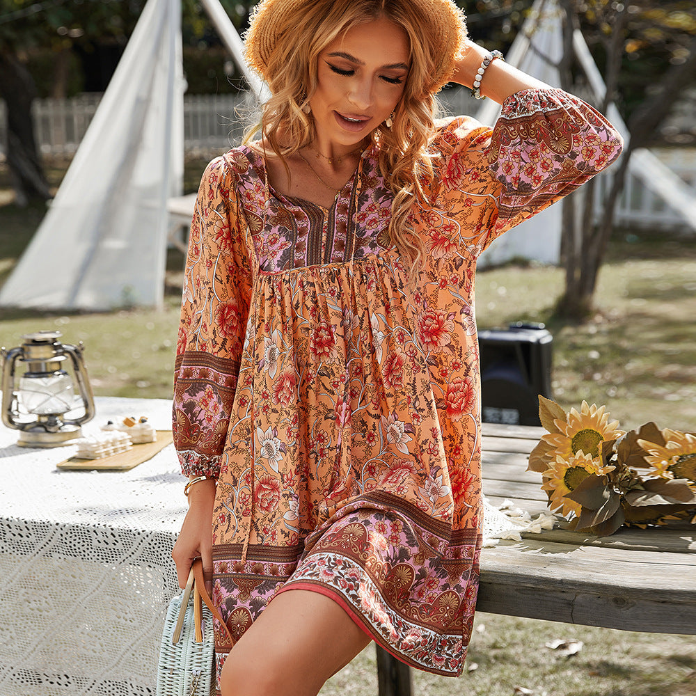 Boho Dresses For Women | Lightweight Cotton Boho Summer Dress