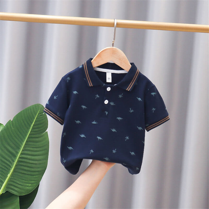 Boys Slim Fit Cotton Polo T-Shirt | Organic Cotton Kids Polo T-Shirt