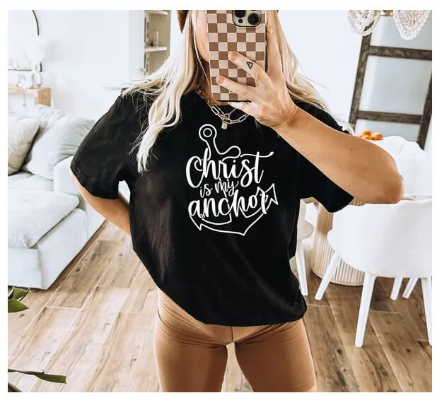 Christ Is My Anchor Shirt | Christ Is My Anchor Christian Gift