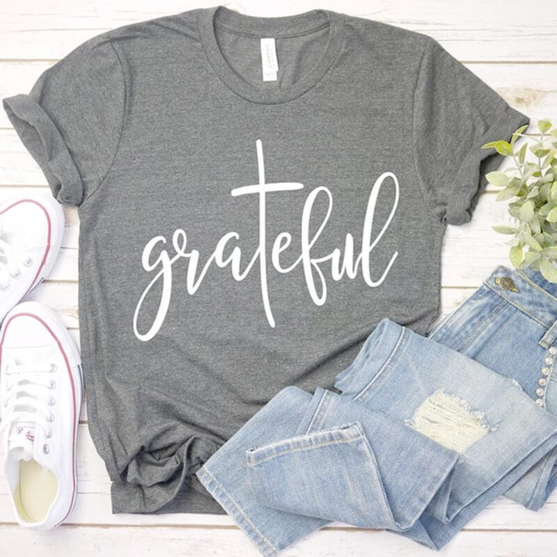Christian Thankful T-Shirt | Thankful Christian T shirt