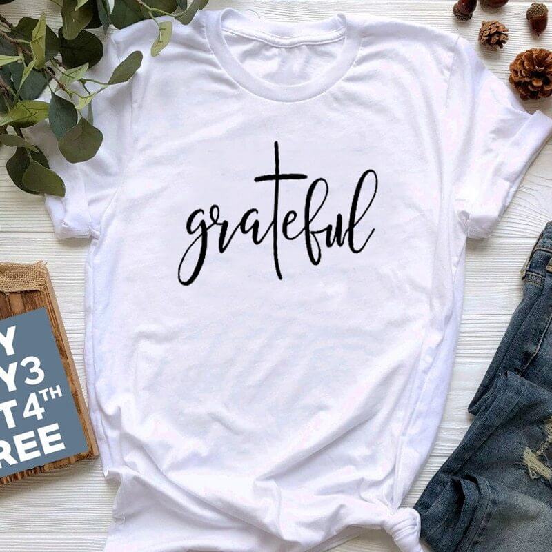 Christian Thankful T-Shirt | Thankful Christian T shirt