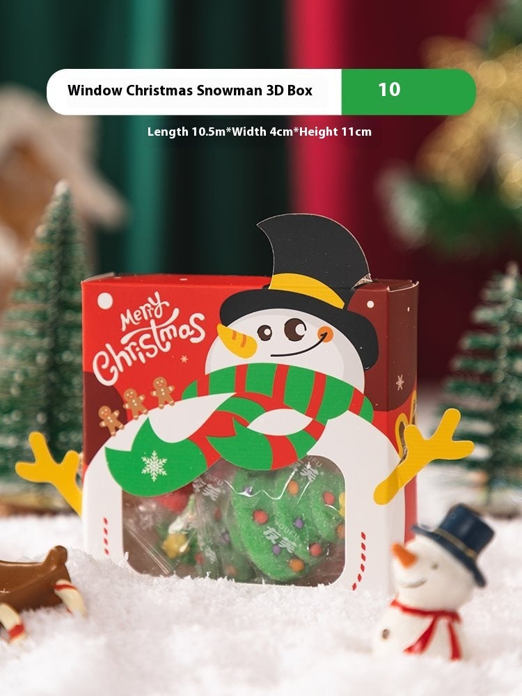 Christmas Candy Snack Gift Box Packaging | Festive Gift Basket