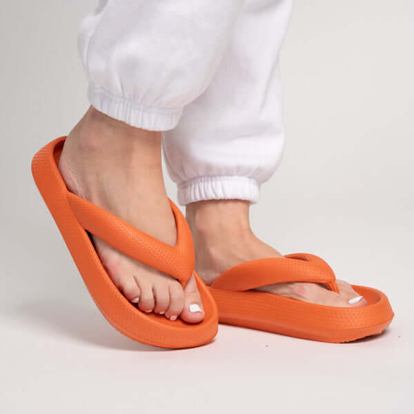 Comfortable Beach Flip Flops For Long Walks | Soft Cushioned Slippers