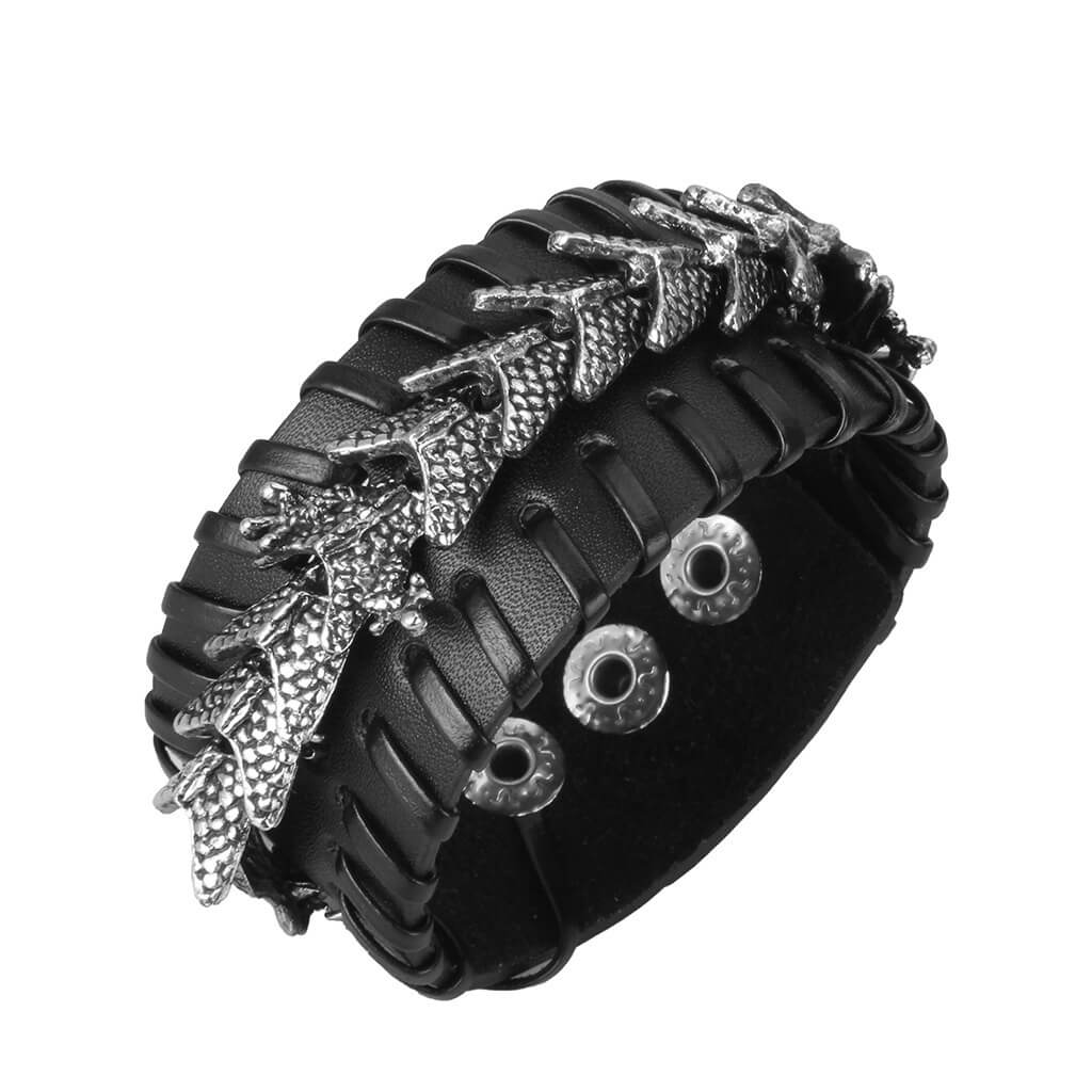 Creative Cow Leather Bracelet | Leather Bracelet For Men