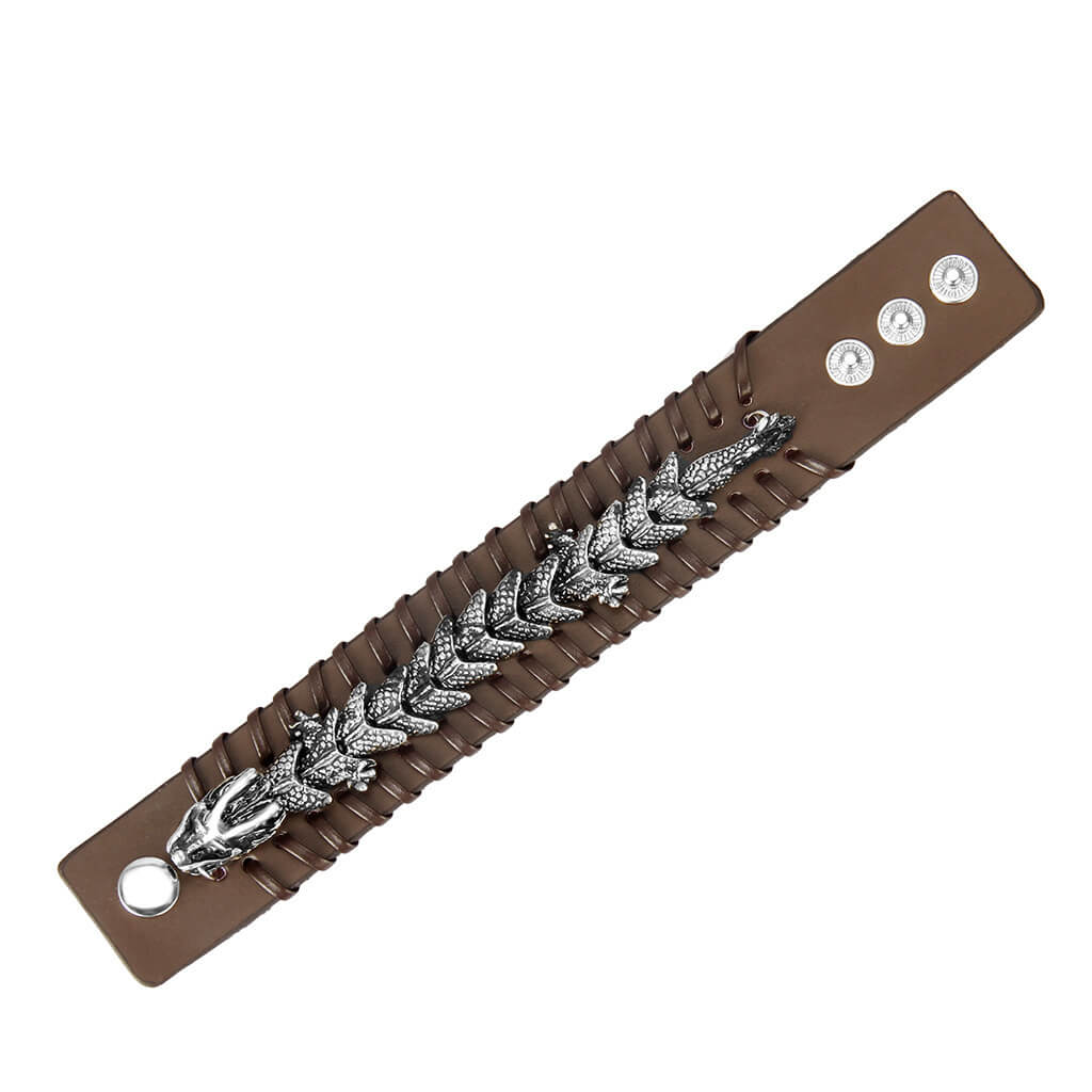 Creative Cow Leather Bracelet | Leather Bracelet For Men