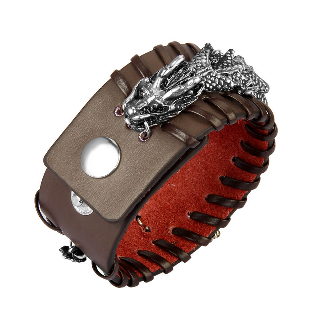 Creative Cow Leather Bracelet | Leather Bracelet For Men
