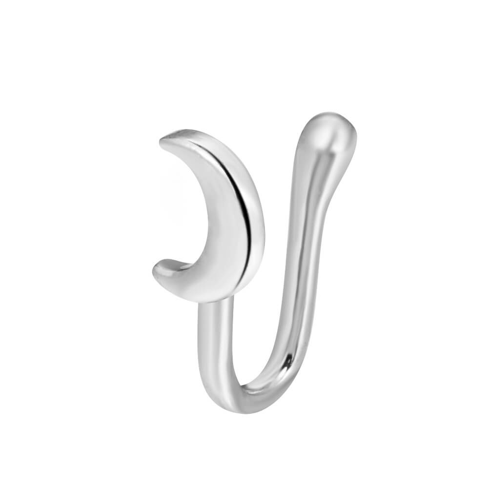 Creative Star Heart Crown Nose Ring | Small Star Nose Piercing Jewelry