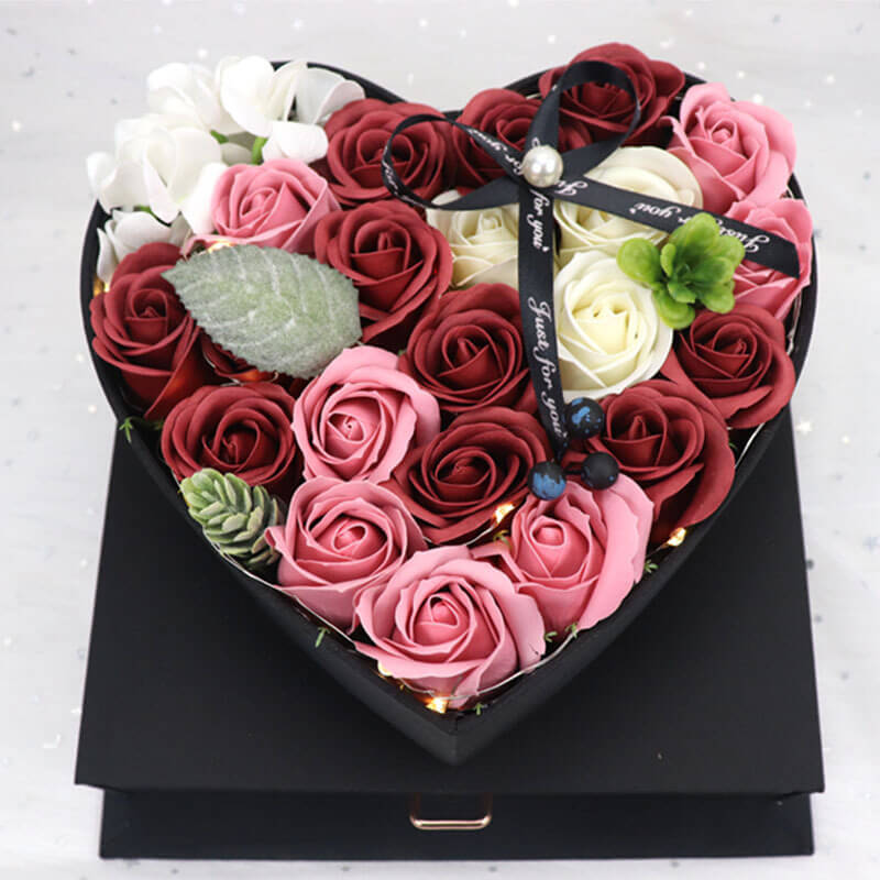 Crystal Magic Cube Flower Gift Box | Flower Packaging Gift Box