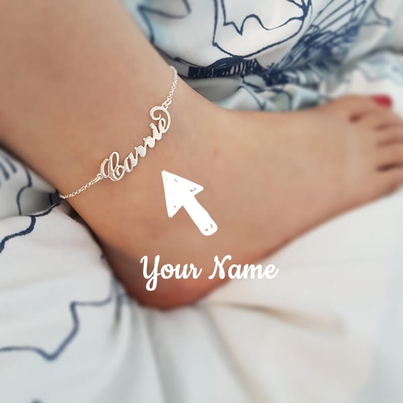 Custom Name Anklet For Women | Summer Anklet For Women