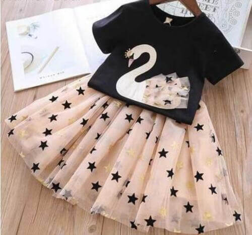 Cute Baby Girl Bow Outfit For Summer | Fashion Bow Kids Outfit