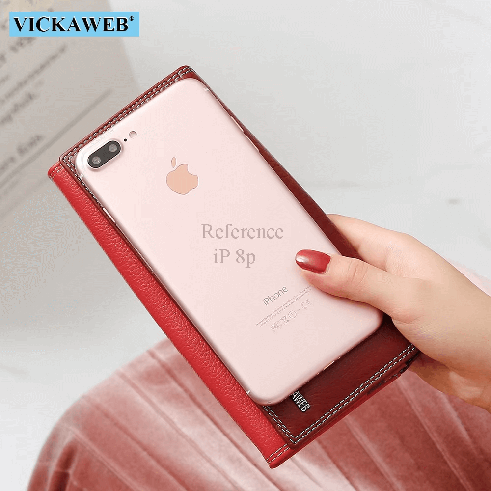 Female Long Patchwork leather Wallet For Travel | Leather Money Purse