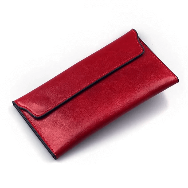 Genuine Cowhide Wallet For Women Cowhide Clutch Wallet Ladies