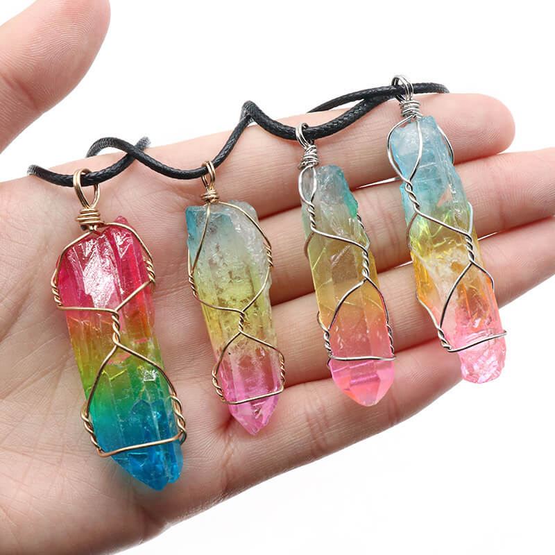 Hot Selling Tree of Life Crystal Necklace | Stone Crystal Necklace