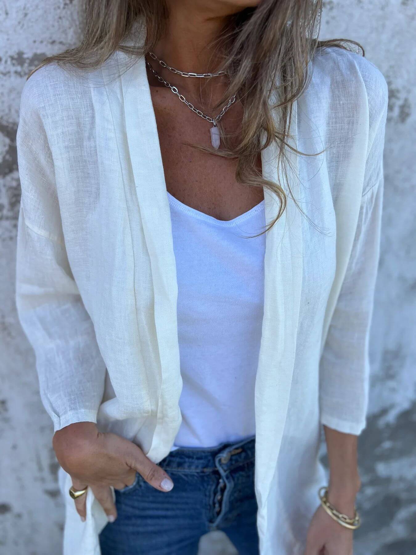 Loose Pockets Cardigan | Casual Lightweight Cardigan For Women