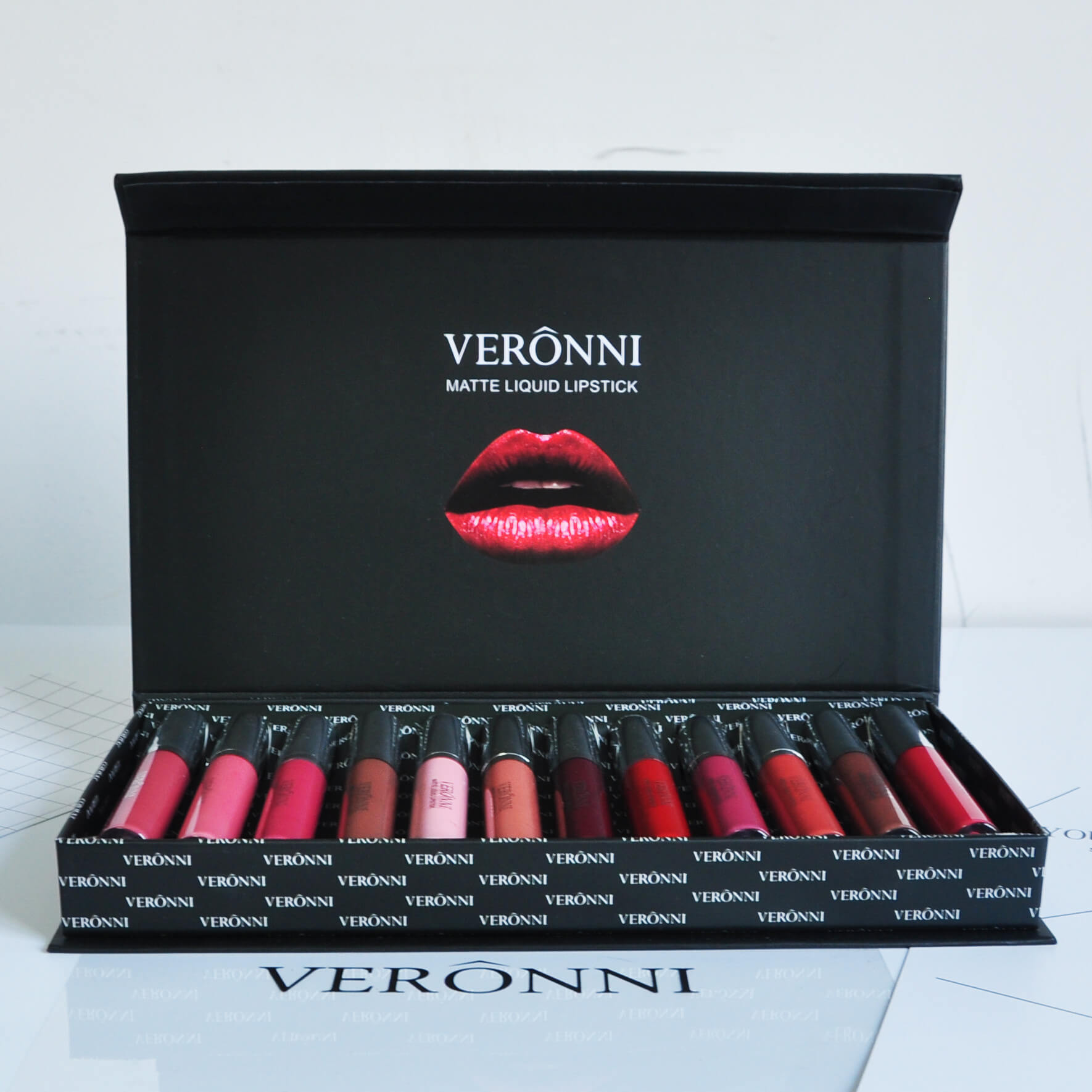 Luxury 12 Lipstick Gift Box Set | Waterproof Lipstick Set For Women