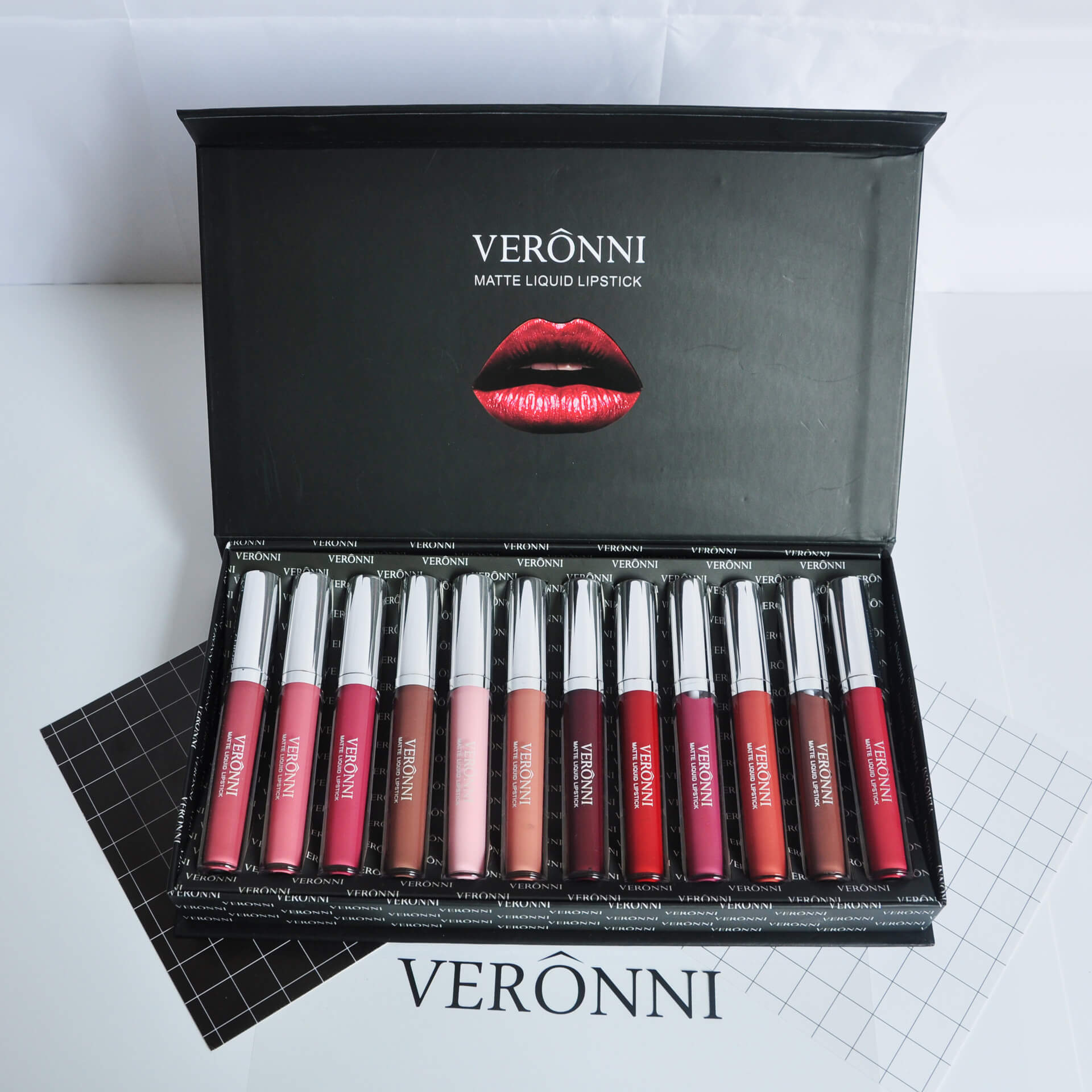 Luxury 12 Lipstick Gift Box Set | Waterproof Lipstick Set For Women