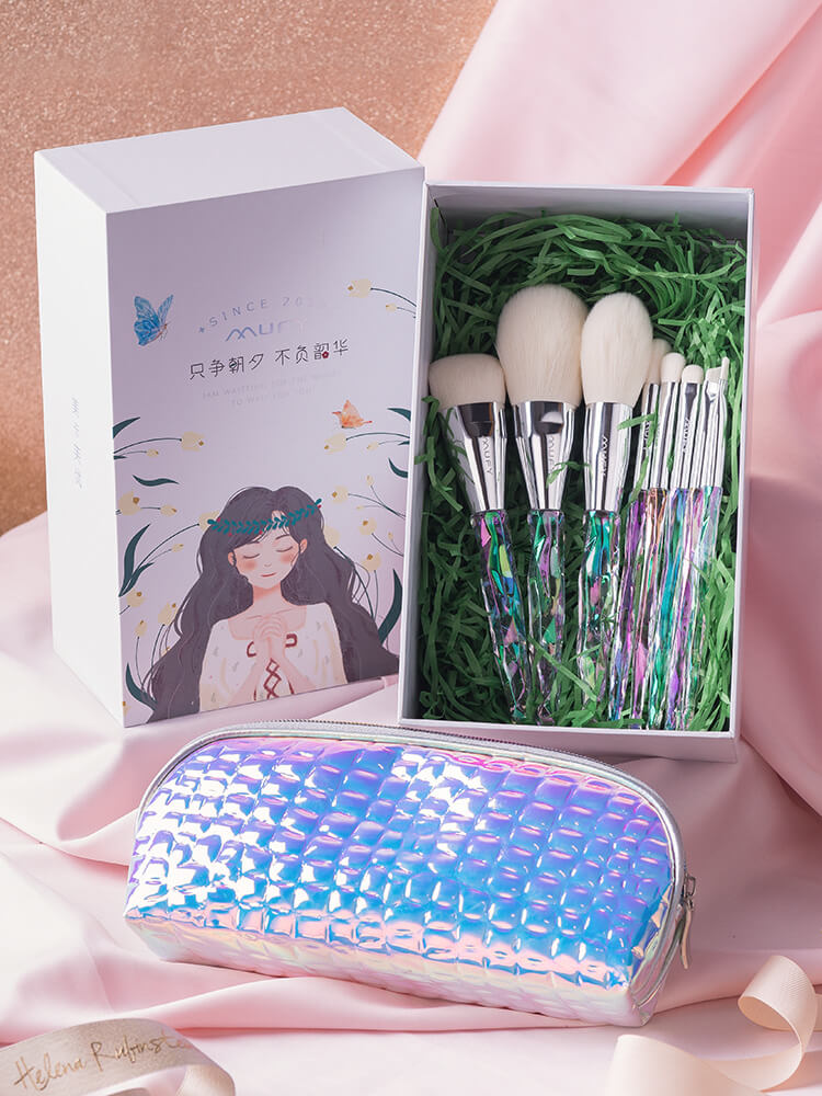 Luxury Makeup Brush With Diamond Handles | High Quality Makeup Brush Set