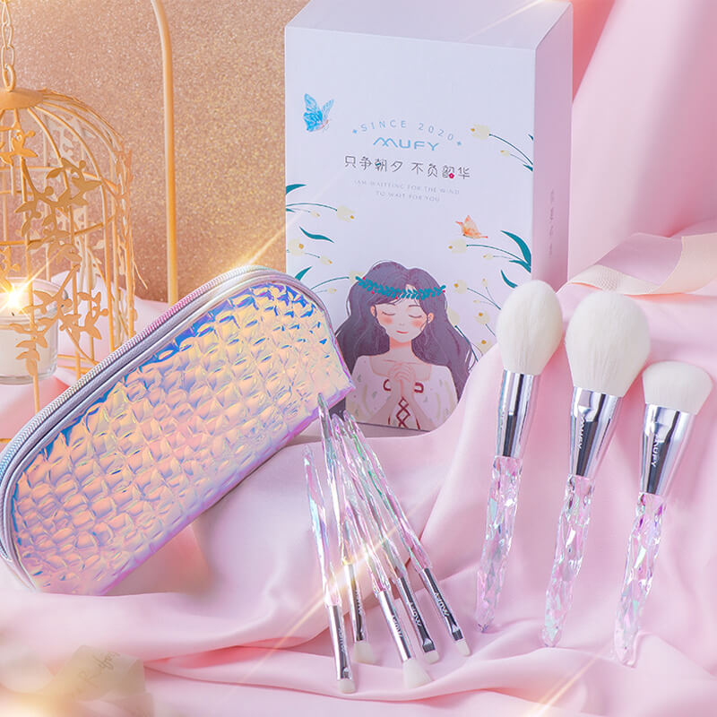 Luxury Makeup Brush With Diamond Handles | High Quality Makeup Brush Set