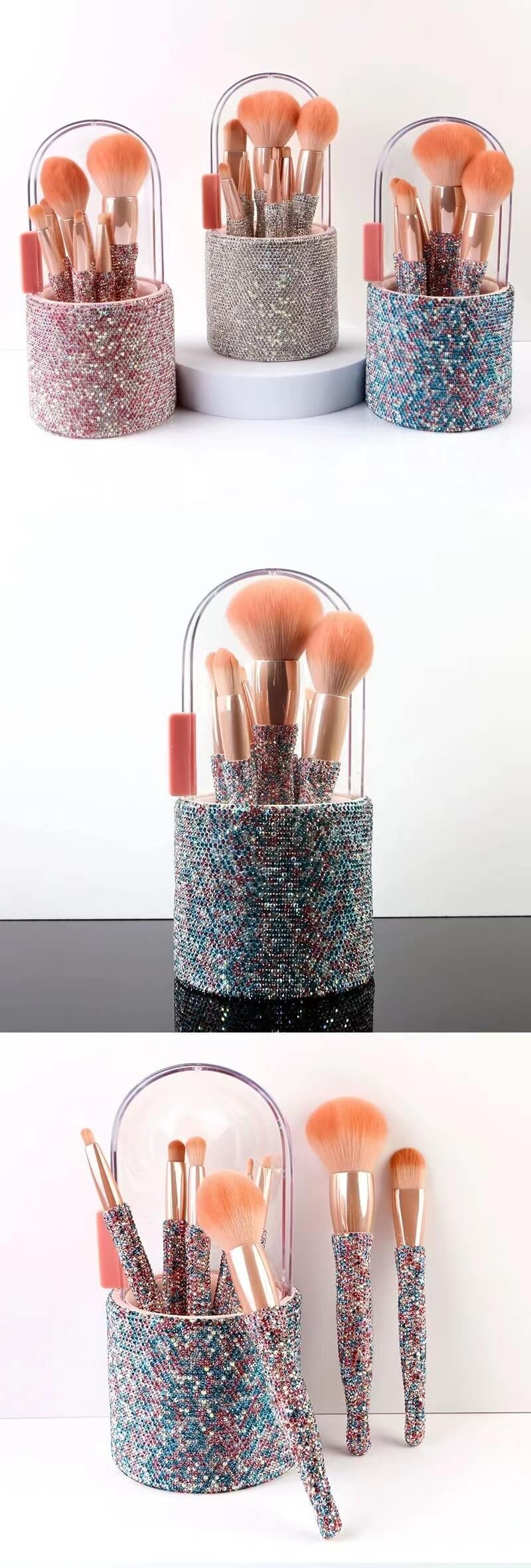 Luxury Foundation And Eyeshadow Brush Set | Luxury Makeup Brush Gift