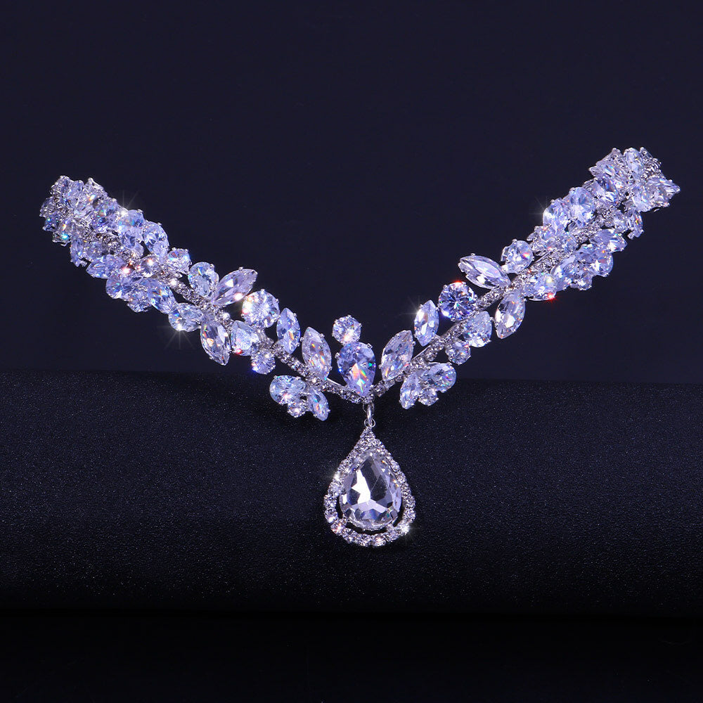 Luxury Zircon Bridal Headband For Women | Bridal Head Chain