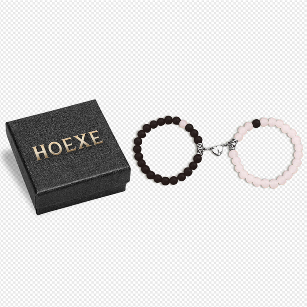 Magnetic Couple Bracelets | Glass Beaded Magnetic Bracelet