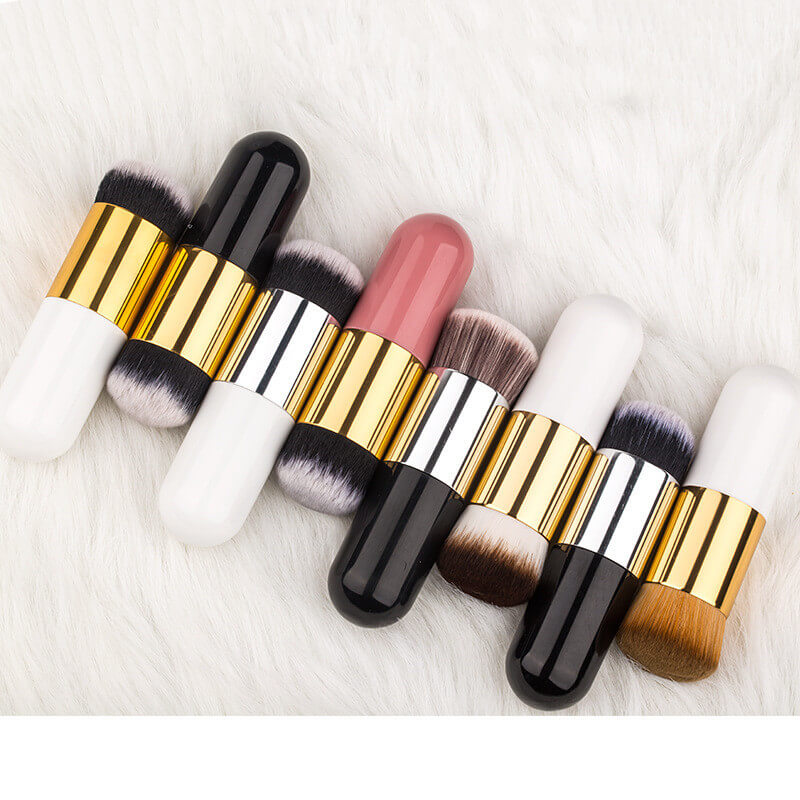 Makeup Brush Kit Multifunctional | Chubby Makeup Brush Set