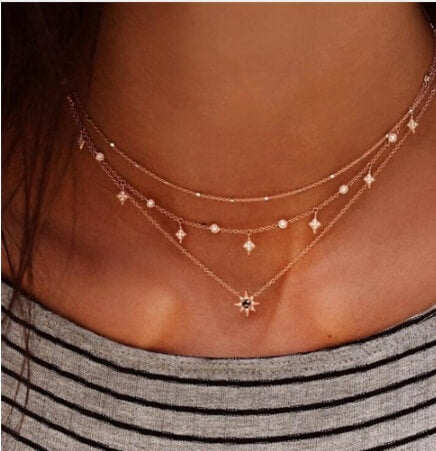 Multilayer Chain Necklace For Women | Fashion Jewelry Necklace