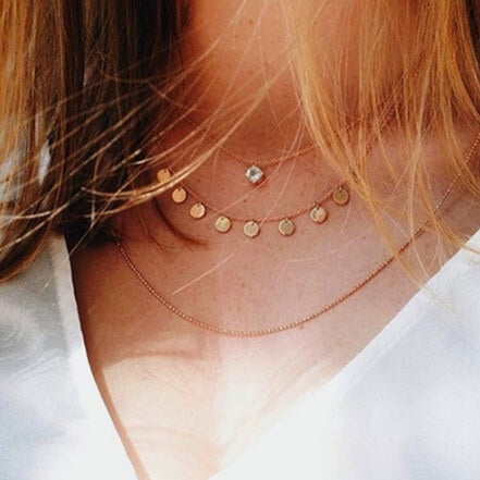 Multilayer Chain Necklace For Women | Fashion Jewelry Necklace