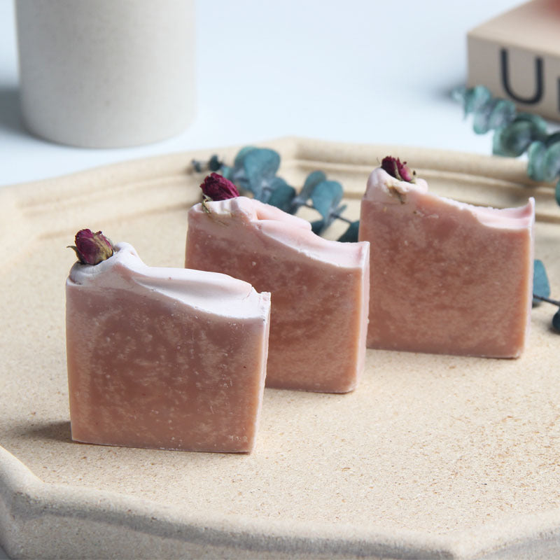 Natural Handmade Rose Oil Hand Soap | Rose Oil Face Washing Soap