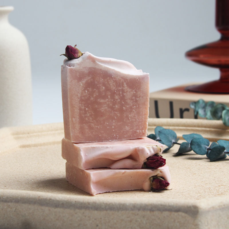 Natural Handmade Rose Oil Hand Soap | Rose Oil Face Washing Soap