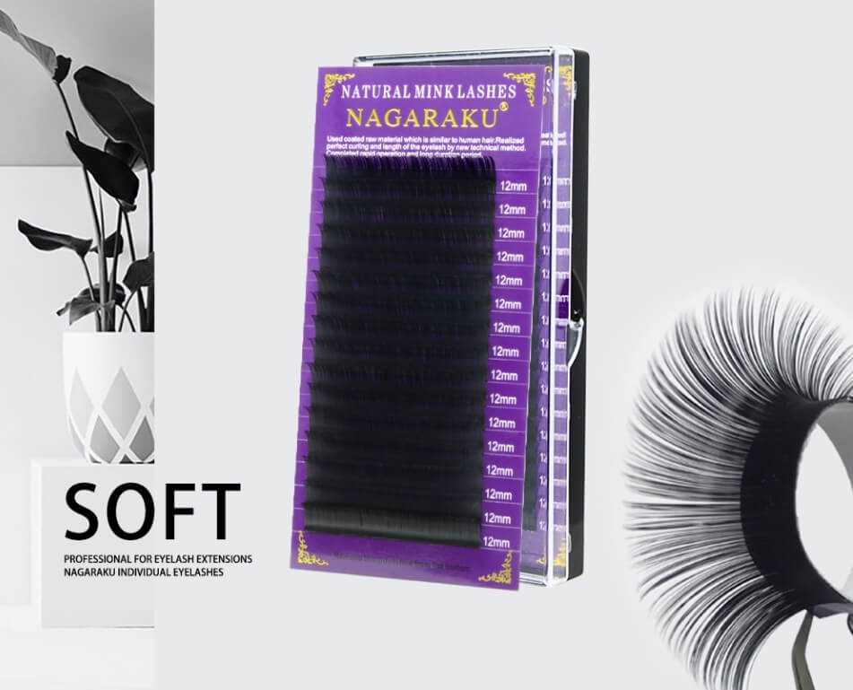Natural Looking Individual Lash Clusters 16 Rows Individual Lashes