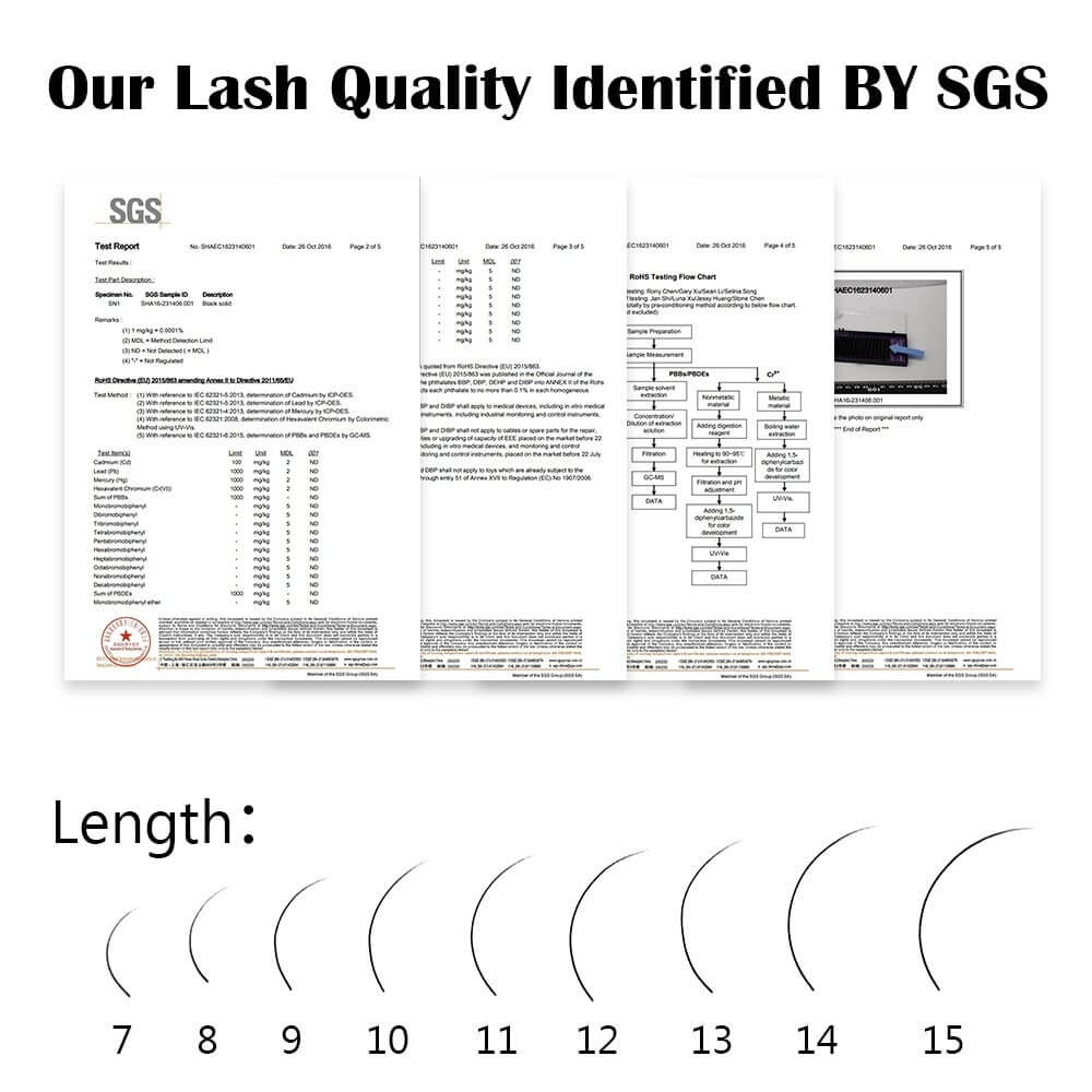 Natural Looking Individual Lash Clusters 16 Rows Individual Lashes
