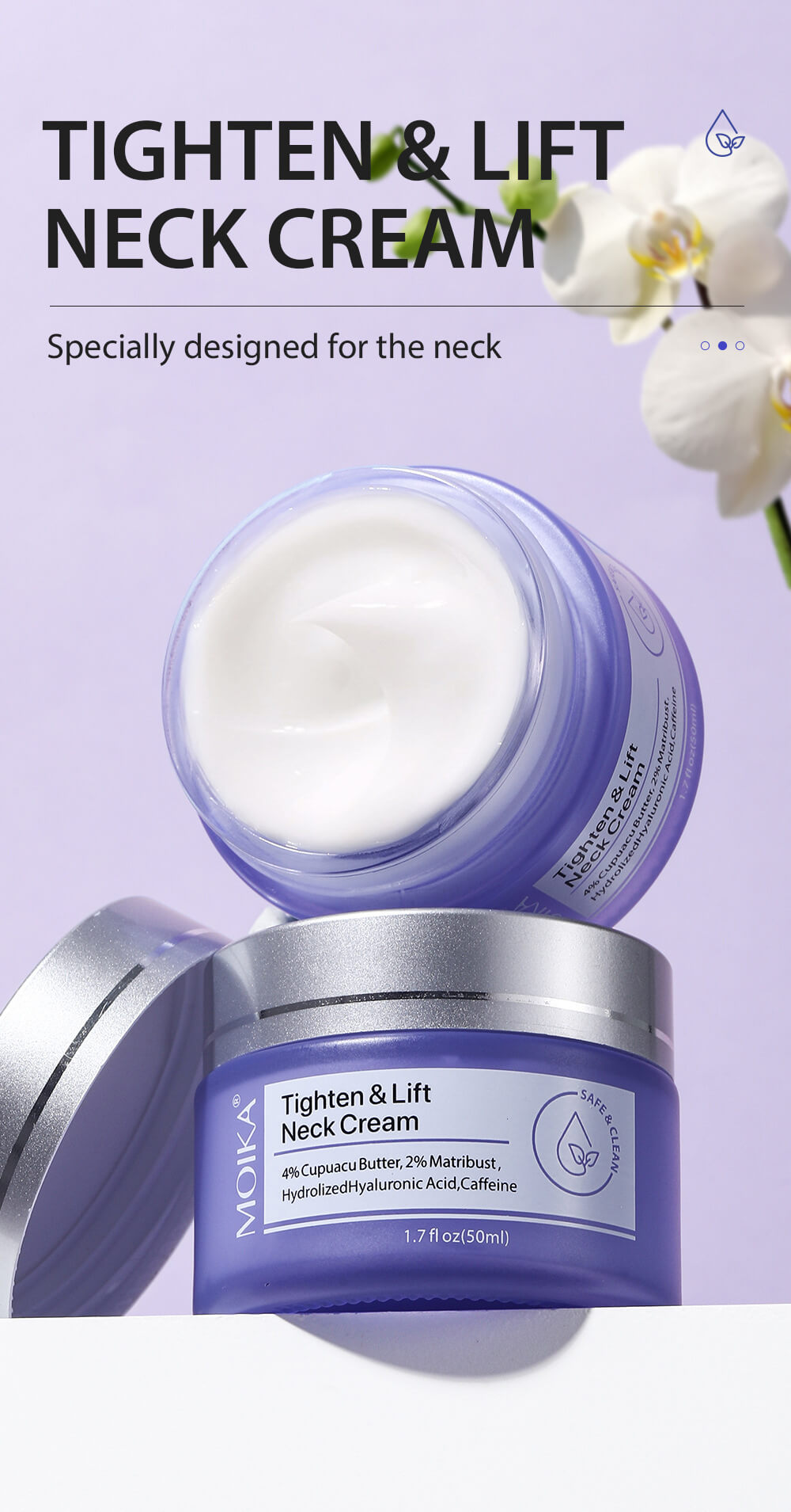 Neck Tightening Cream To Remove Sagging Skin Anti-Aging Neck Cream