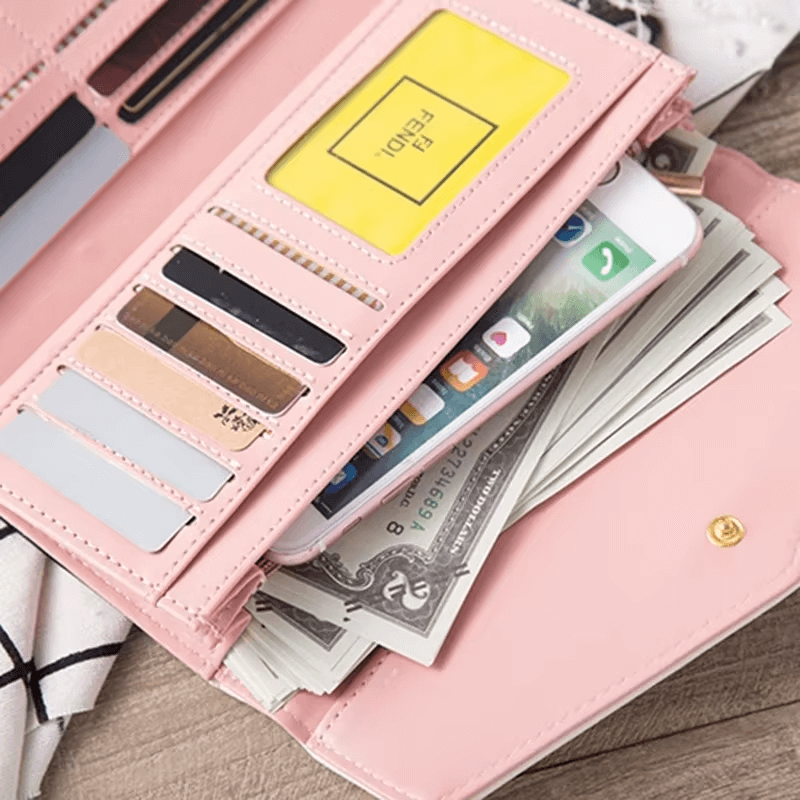 PU Leather 3-fold Wallet For Women | Women’s Organizer Wallet
