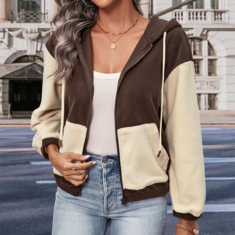 Polar Fleece Zipper Cardigan | Women's Polar Fleece Jacket