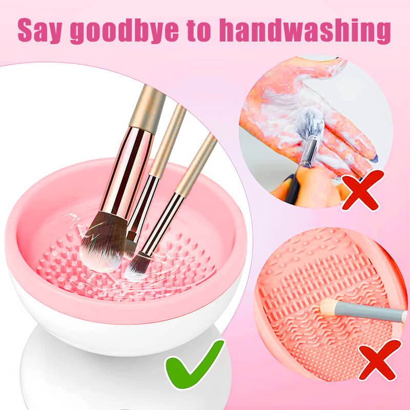 Portable USB Electric Makeup Cleaner Machine Automatic | Makeup Brush