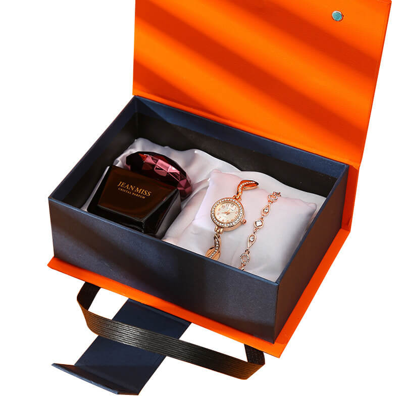 Premium Women Gift Box With Perfume And Lipstick Perfume Gift Pack