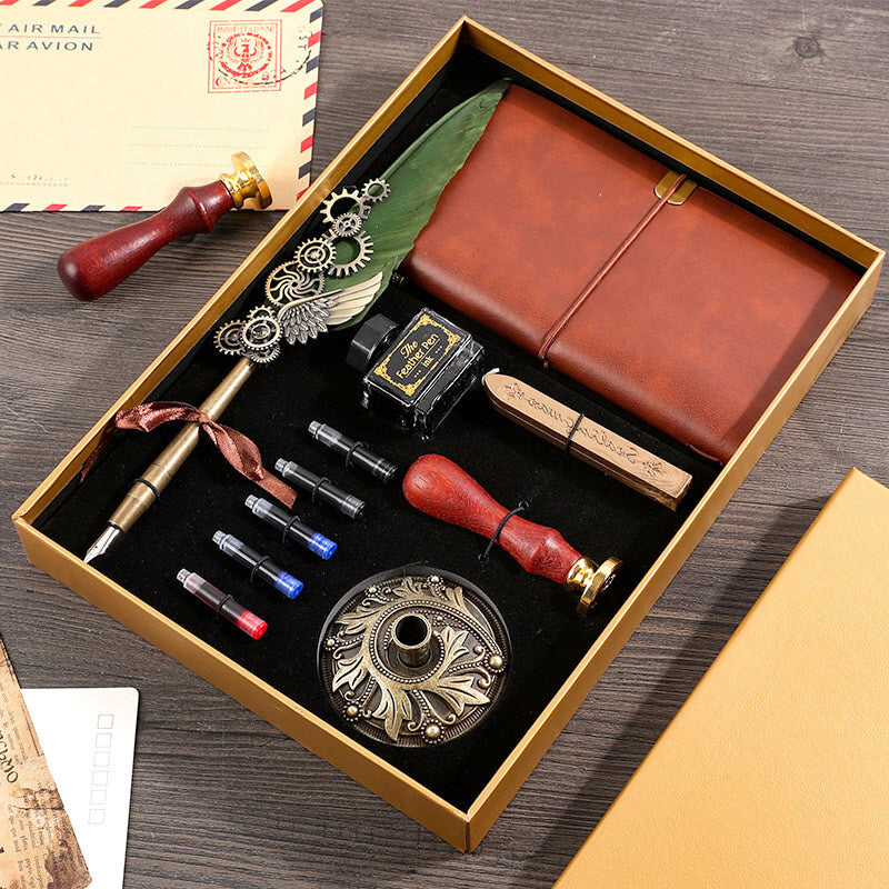 Premium Vintage Note Book Set For Gifting | Creative Journaling Gift
