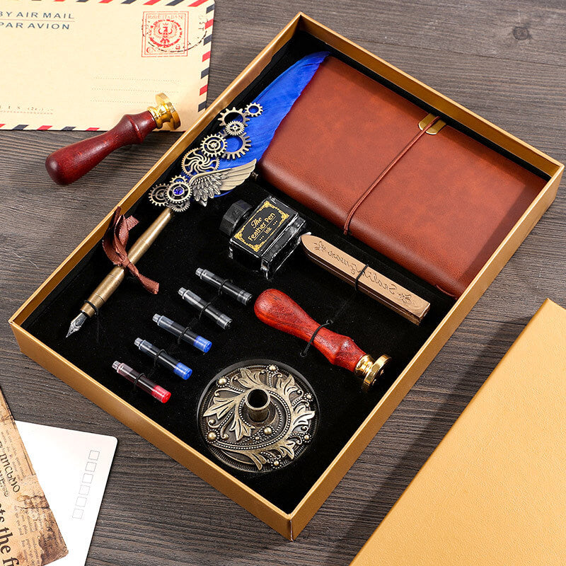 Premium Vintage Note Book Set For Gifting | Creative Journaling Gift