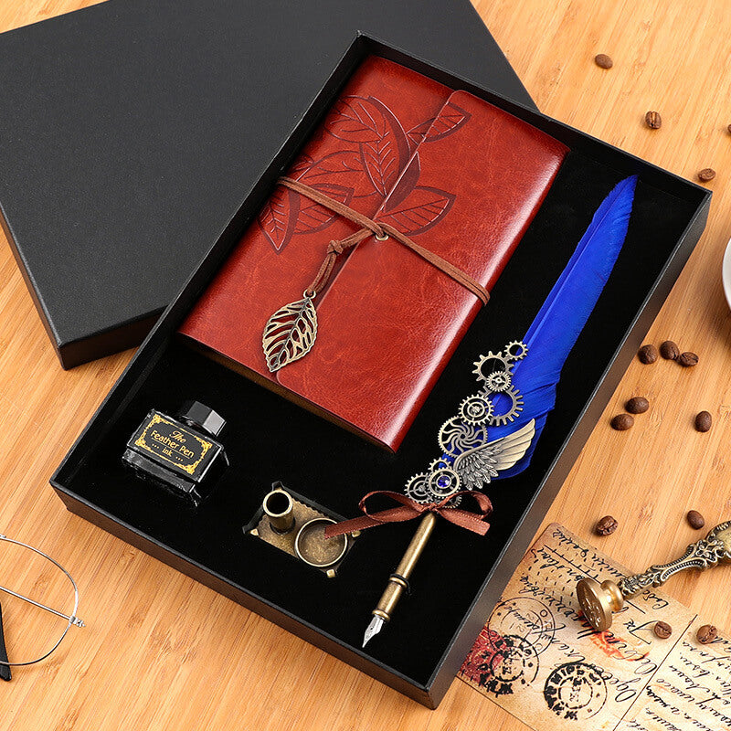 Premium Vintage Note Book Set For Gifting | Creative Journaling Gift