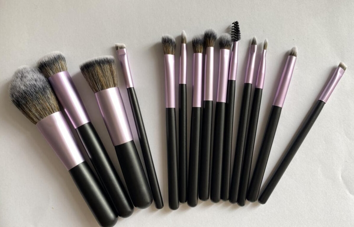 Professional Brush Set Illuminated Mirror | Makeup Brush With Mirror