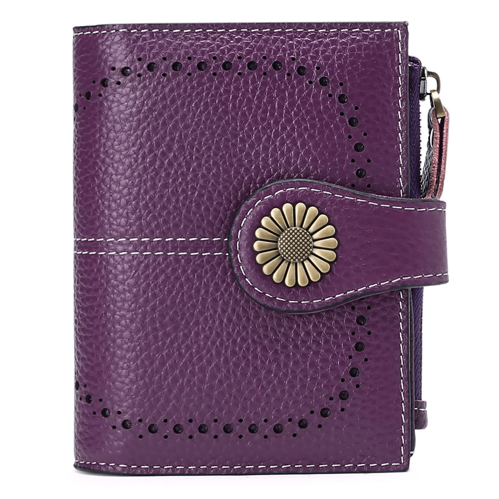 RFID Blocking Leather Wallet Women | Small Ladies Wallet