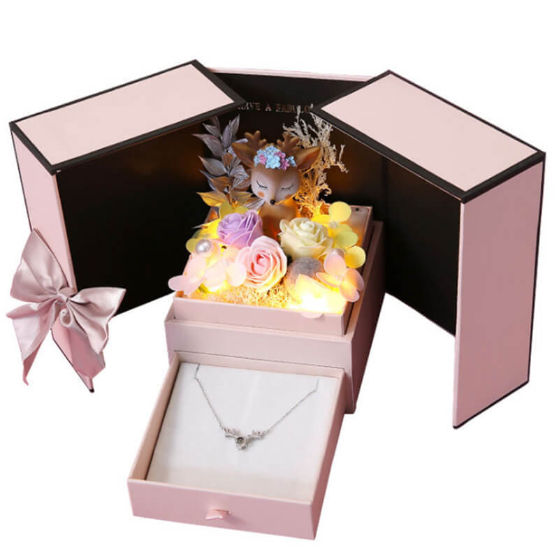 Reusable Luxury Flower Box Packaging | Tanabata Flower Gift